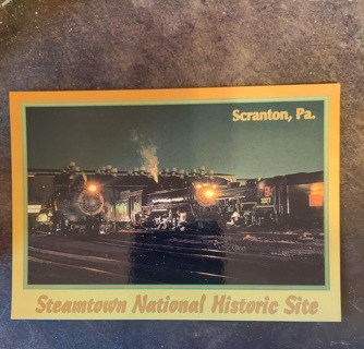 Steamtown National Historic Site Postcard 