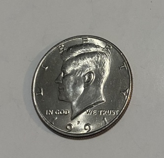 1991 Half Dollar 50c Coin! Nice Shine