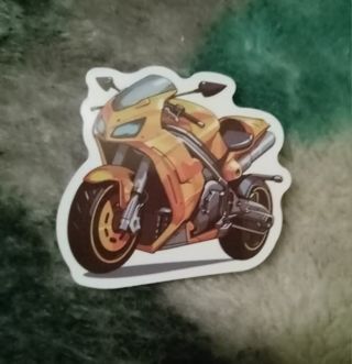 Motorcycle sticker