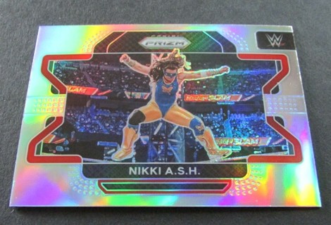 2022 WWE Prizm Nikki Cross A.S.H. #38 Silver Prizm Parallel