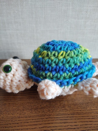 Hand Crocheted Amigurumi Turtle 