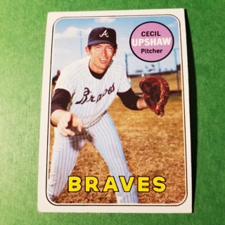 1969 - TOPPS BASEBALL CARD HI NO. 568 -  CECIL UPSHAW - BRAVES