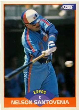 Nelson Santovenia 1989 Score Montreal Expos