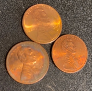 3 toner cents. All D mint, 2000,2012,2017