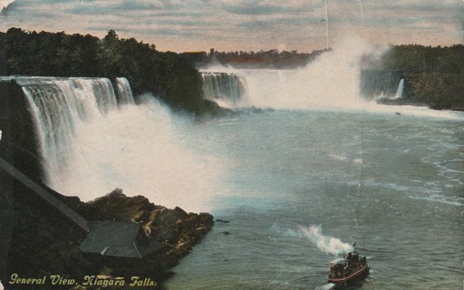 Vintage Used Postcard: r: 1910 Niagara Falls, NY