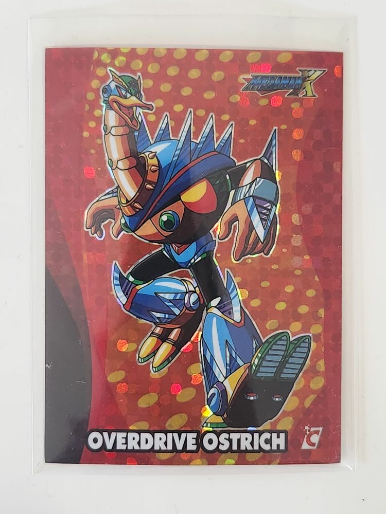 FREE: Cardsmiths Mega Man X Overdrive Ostrich #50 - Holographic Foil Trading Card