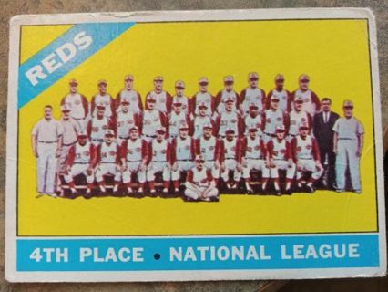 1965 TOPPS CINCINNATI REDS BASEBALL CARD# 59