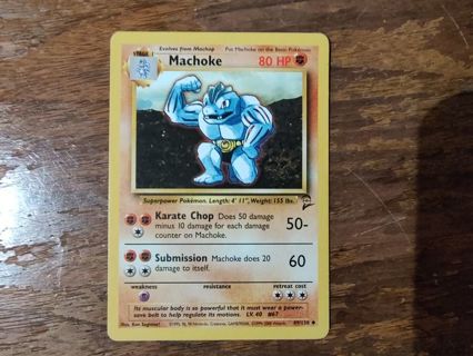 Pokemon Base Set 2 Machoke 49/130 #3