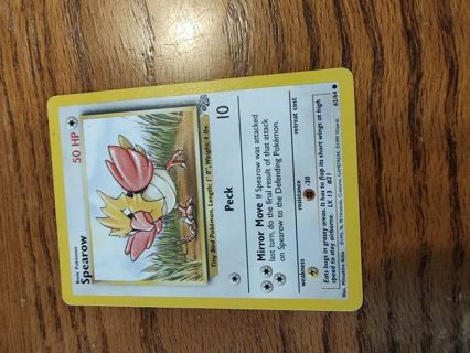 Pokemon Jungle Set Spearow 62/64 #6