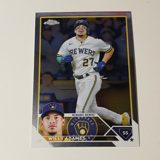 2023 Topps Chrome #101 Willy Adams Brewers L006