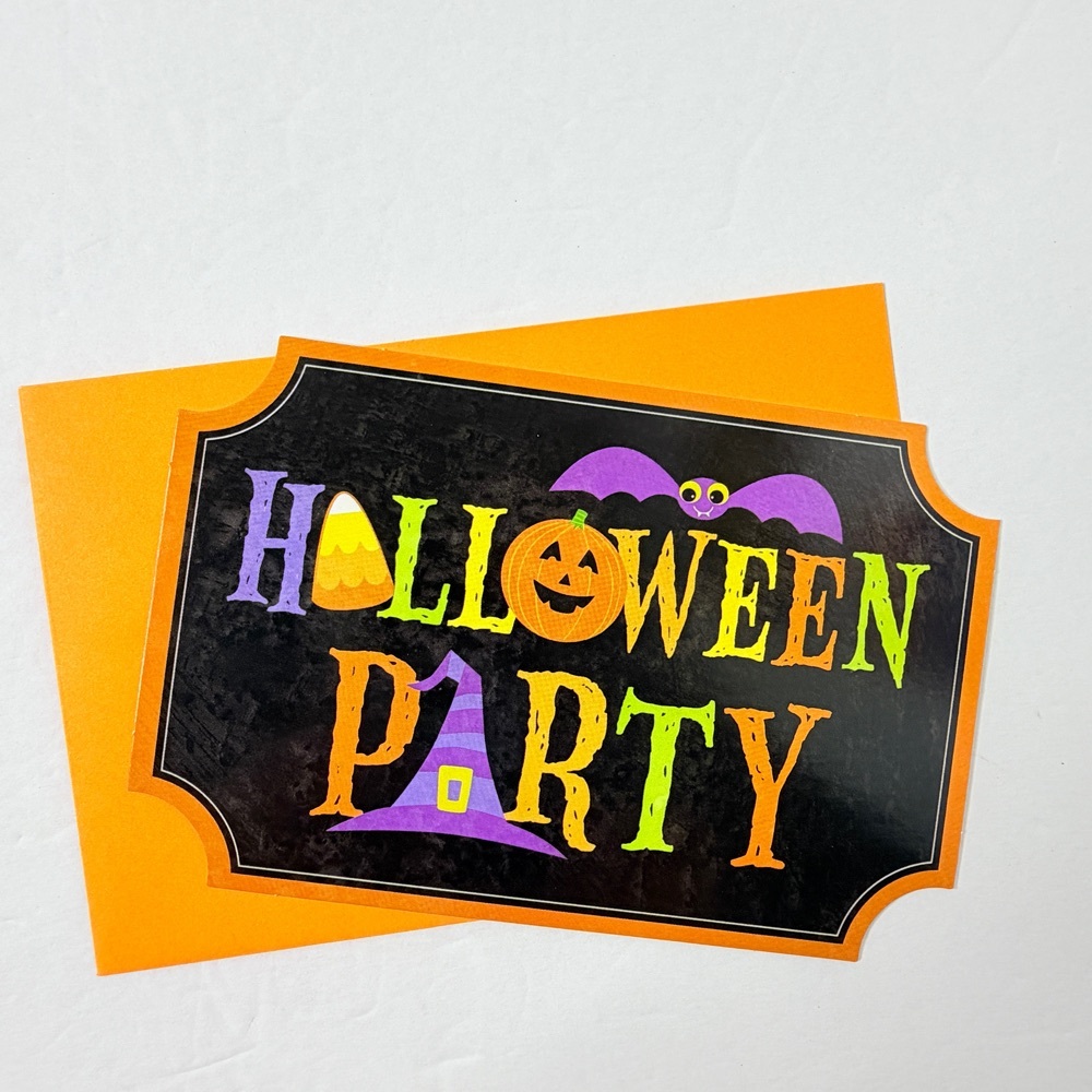 Free: 8 Halloween Party Invites Invitations 