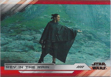 2018 Star Wars The Last Jedi Series Two #45 Rey in the Rain