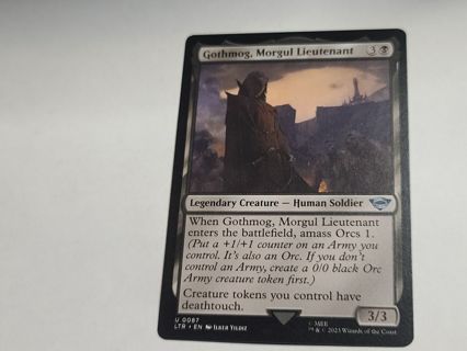 Magic the gathering mtg Gothmog Morgul Lieutenant Lord of the rings