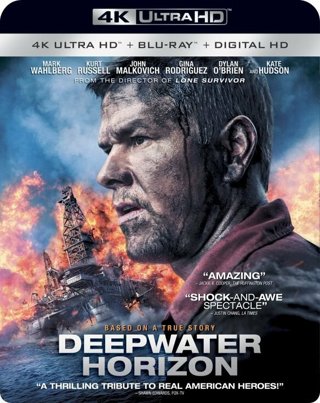 Deepwater Horizon (Digital 4K UHD Download Code Only) *Mark Wahlberg* *Kurt Russell* John Malkovich