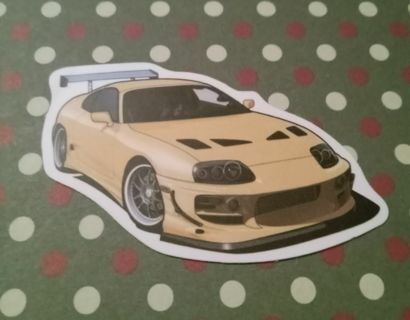 Sports race Car sticker 1pc