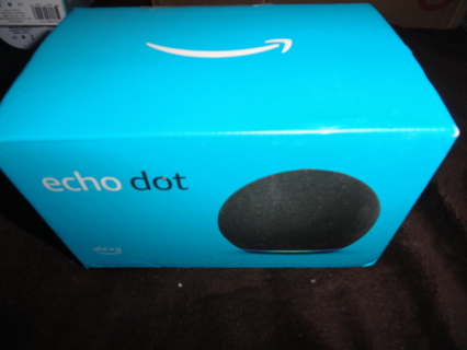 Amazon Alexa Echo Dot 4th Generation Charcoal Brand New Speaker Music Voice Interaction NEW NIB NIP