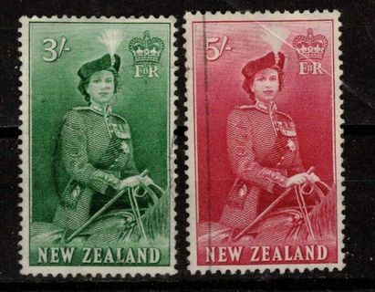 New Zealand Queen Elizabeth 1950s High Values