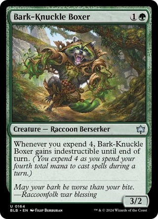 Bark-Knuckle Boxer - Foil MTG Bloomburrow NM Magic Foil