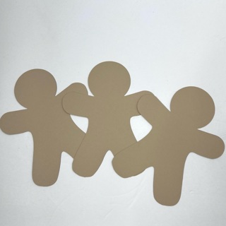 Gingerbread Boy Card Stock Shapes 