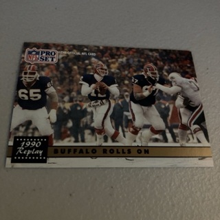 1991 Pro Set - [Base] #341.2 1990 Replay - Buffalo Rolls On (Corrected: NFLPA logo on Back)