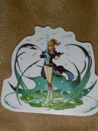 Anime one Cool new nice vinyl sticker no refunds regular mail only Very nice!