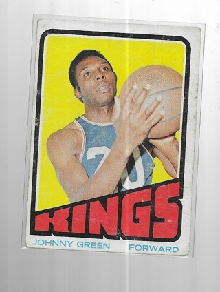 1972 TOPPS JOHNNY GREEN #48