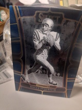 2023 Roger Staubach Select Chrome Prizm Navy 1963 Replica