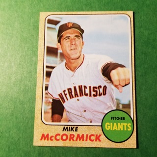 1968 - TOPPS BASEBALL CARD NO. 400 - MIKE McCORMICK - GIANTS