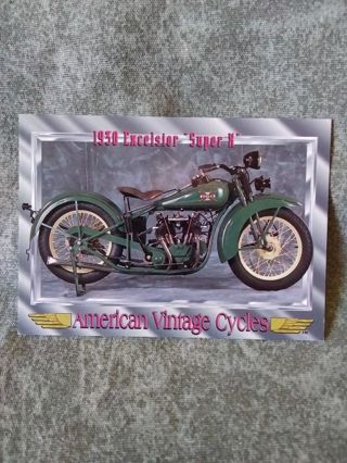 American Vintage Cycles Trading Card # 70