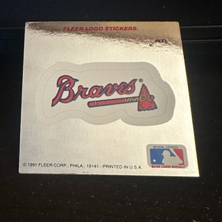 Atlanta braves sticker 