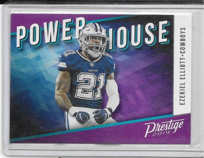 Ezekiel Elliott 2019 Prestige Powerhouse Purple #PH-EE