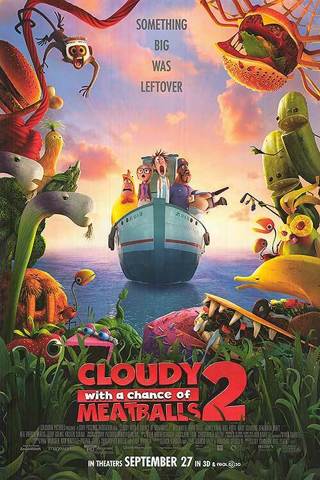 "Cloudy with a Chance of Meatballs 2" SD "Vudu or Movies Anywhere" Digital Code