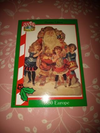 Santa Around The World Card