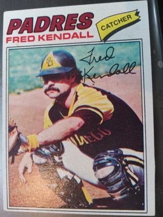 1977 TOPPS FRED KENDALL SAB DIEGO PADRES BASEBALL CARD# 576