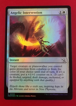 Angelic Intervention | FOIL | March of the Machine | MTG Magic Cards