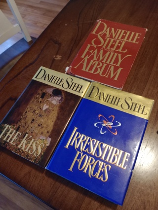 3 Danielle Steel books 