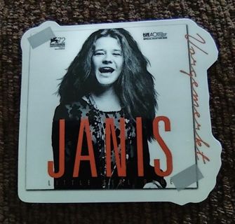 Janis Joplin band laptop computer sticker Xbox PlayStation Guitar suitcase