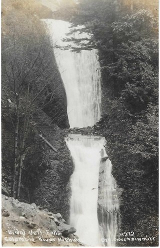 Estate Find 100+ years old Postcard Bridal Veil Falls, Oregon