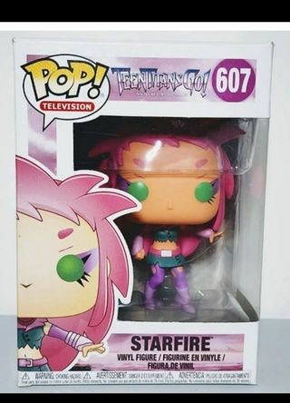 NEW Funko Pop Starfire (The Night Begin to Shine) #607 Teen Titans Go