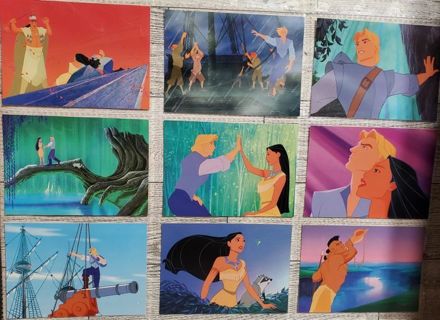 9 Pocahontas Cards