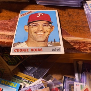 1966 topps cookie Rojas baseball card 