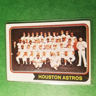 1974 TOPPS BASEBALL SET BREAK 154 - HOUSTON TEAMS  -  ASTROS - NRMT/MT