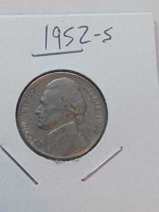 1952-S Jefferson Nickel! 39