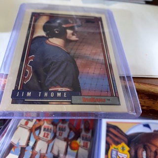 1992 topps jim thome baseball card 