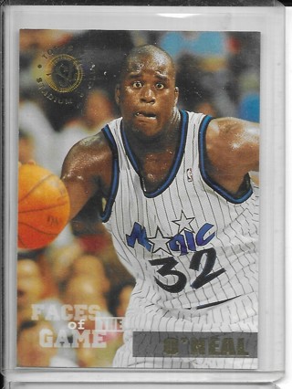 Shaquille O'Neal 1994-95 Stadium Club Faces of the Game #355