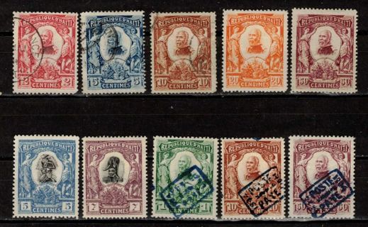 Haiti Stamps from 1904