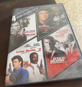 Lethal Weapon 4 film collection dvd 