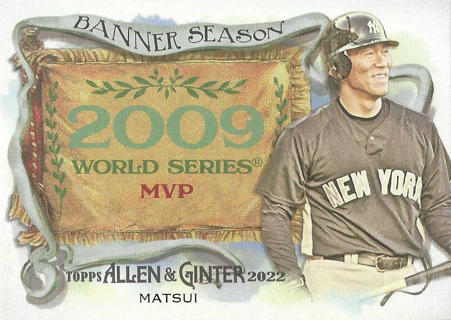 2022 Allen & Ginter Banner Seasons Hideki Matsui #BS-33