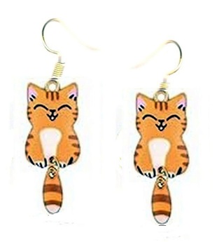 GP CAT EARRINGS STYLE  5 #8 Lot 2 (PLEASE READ DESCRIPTION