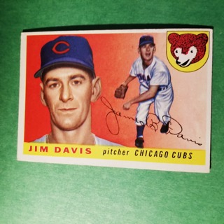 1955 - TOPPS BASEBALL CARD NO. 68 - JIM DAVIS - CUBS